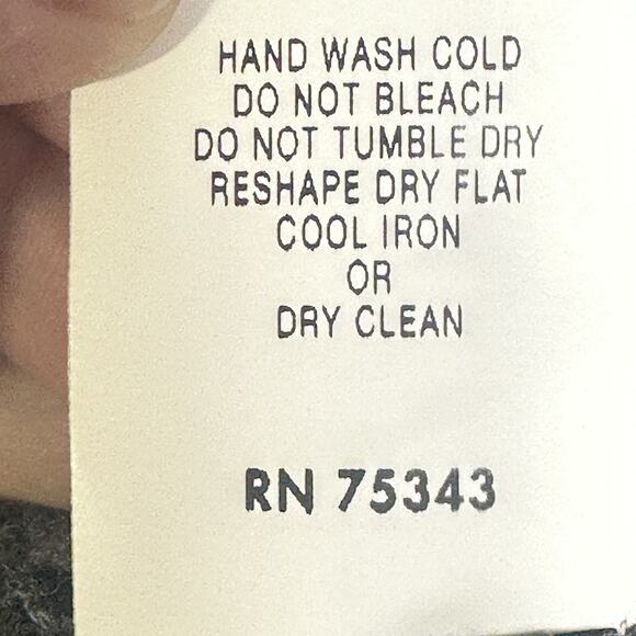 Luca Nobili Sweater Large Gray Wool Blend Crewneck Geometric Knit Made in Italy - Picture 10 of 10